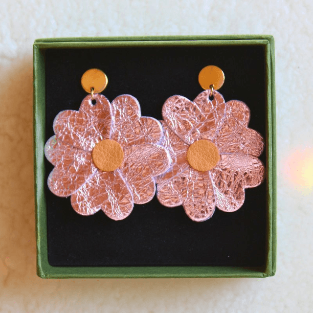Boucles d’oreilles marguerites     