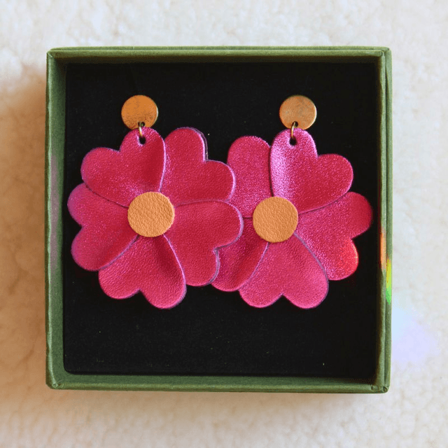 Boucles d’oreilles marguerites  
