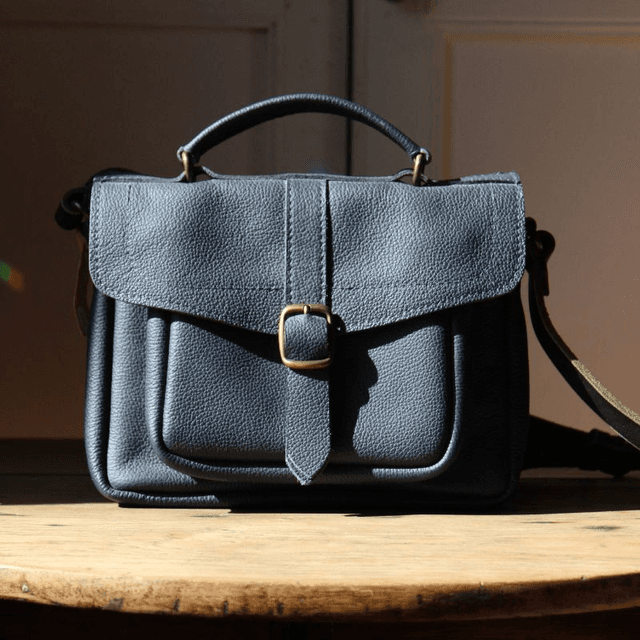 Petit Cartable n°2 - Bleu nuit