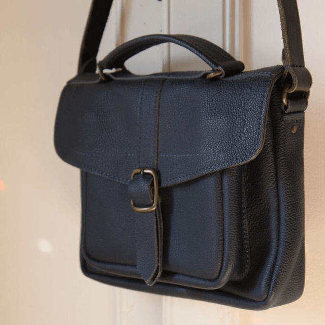 Petit Cartable n°2 - Bleu nuit