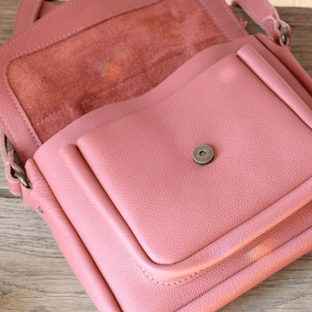 Petit Cartable n°2 - Bois de rose