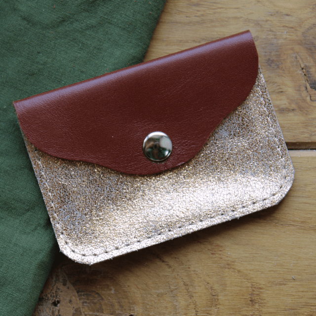 Mini pochette bicolore