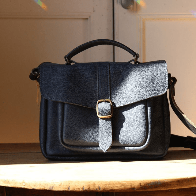 Petit Cartable n°2 - Bleu nuit