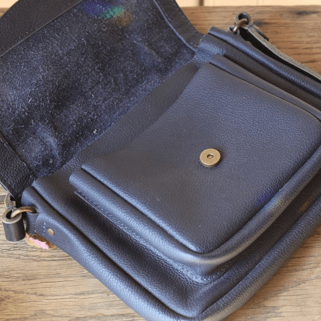 Petit Cartable n°2 - Bleu nuit