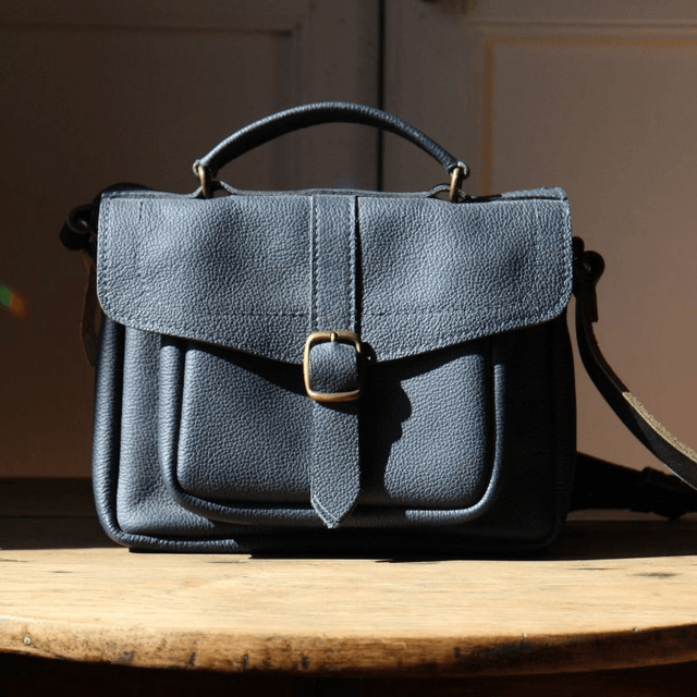 Petit Cartable n°2 - Bleu nuit