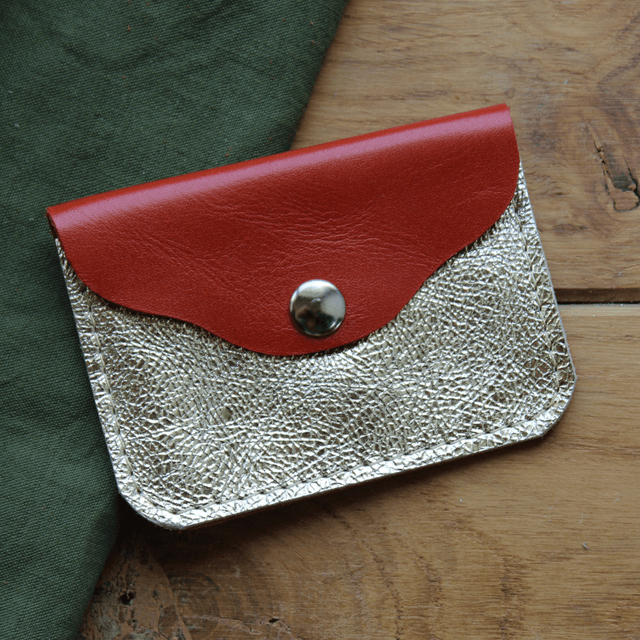Mini pochette bicolore