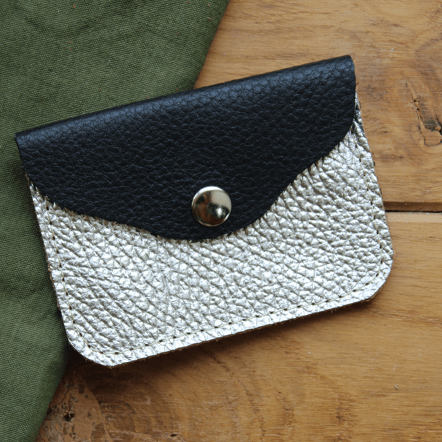 Mini pochette bicolore