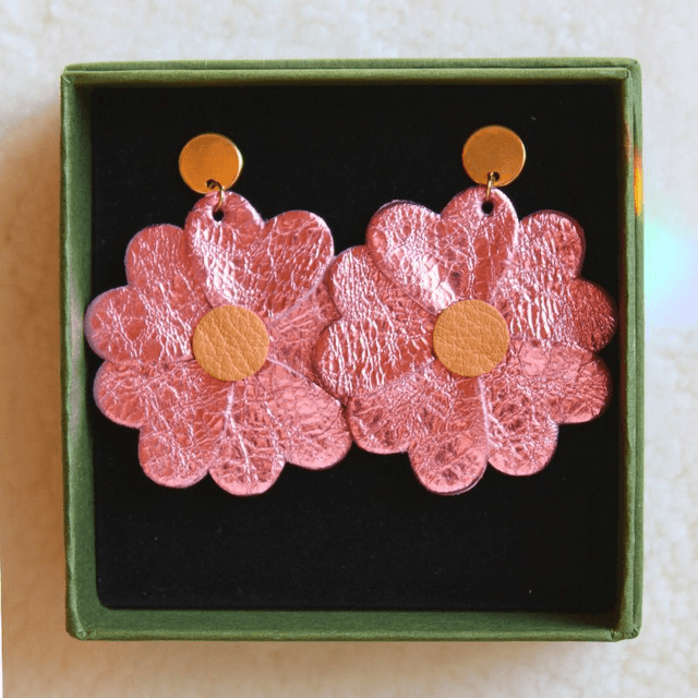 Boucles d’oreilles marguerites
