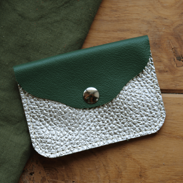 Mini pochette bicolore