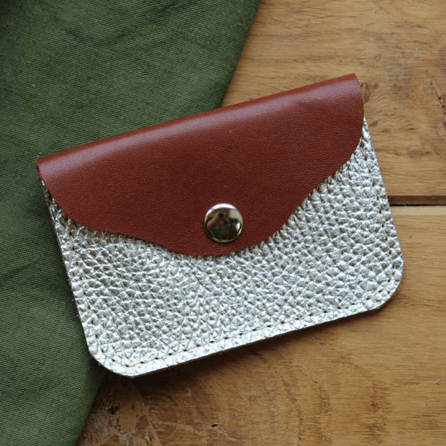 Mini pochette bicolore